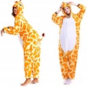 ŽIRAFA ONESIE PYŽAMÁ TEPLÁKOVÝ KOSTÝM KIGURUMI JEDNORÁZOVÉ XL