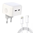 2x USB-C 35W kocka nabíjačka + iPhone kábel