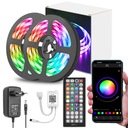 LED pás 10M RGB LED Aplikácia MUSIC REMOTE 2x5m