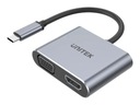 Adaptér UNITEK USB-C na 4K 60Hz Hdmi Full HD VGA