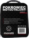 KRYT NA MOTOCYKL MORETTI L 246x127x104 silný