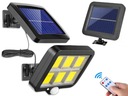 Halogénová LED solárna lampa 12W Camping + Senzor