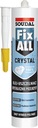 Univerzálne lepidlo FIX ALL crystal Soudal Colorless