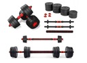 NASTAVITEĽNÁ SET Činky 2x20KG BARbell + Barbells