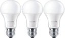 3x LED ŽIAROVKA 11W =75W 1055lm TEPLÁ E27 PHILIPS