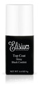 Elisium Top Coat lesklé čierne konfety 9 g