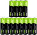 12x AA BATÉRIE R6 GREEN CELL 2000mAh BATÉRIE