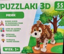 3D penové puzzle PES PUZZLAKS 55 dielikov.