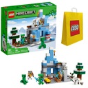 LEGO MINECRAFT BLOCKS 21243 FÓRKY PRE DETI NA ZASNEŽENÝCH VRCHOCH + TAŠKA