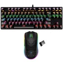 RGB BLA + XYH80 B MECHANICKÁ HERNÁ KLÁVESNICA