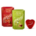 Sada praliniek LINDOR + pralinky srdce v konzerve 50g