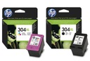 2x HP 304XL DESKJET ATRAMENT 2620 2630 3720 3730 XL FV