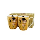 DUO ART GUSTAV KLIMT porcelánové hrnčeky 2x350ml