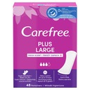 CAREFREE Fresh Scent slipové vložky - Plus Large 1 balenie - 48 ks