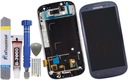 Rám LCD displeja Samsung S3 i9300 námornícka modrá