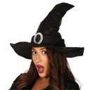 HAT black WITCH halloween brošňa