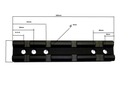 22mm RIS lišta MONTÁŽ AIR RAIL skrutkovaná