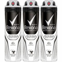 Rexona Men dezodorant v spreji Invisible 3x150ml