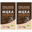 2x poľská svetlá špaldová múka typ 550 bio 1kg