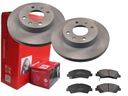 BREMBO PREDNÉ DISKY, DESTIČKY, HYUNDAI I10 241MM