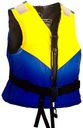 LIFE VEST 50N XXL 90++kg KAPOK zips + pracka + CE pásik medzi rozkrokom