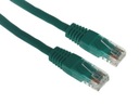 PATCHCORD UTP5 KÁBEL 1,0M ZELENÝ