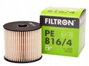 FILTRON PE816/4 - PALIVOVÝ FILTER DIESELOVÁ NÁPLŇ