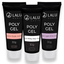 LALU POLY GEL SET ACRYLOGEL POLIGEL 3 FARBY