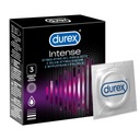 DUREX Intense 3 ks s rebrovanými cvočkami