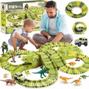 MEGA SET RACE TRACK XXL DINOSAUR DINO PARK AUTO VIANOČNÝ DARČEK 271EL