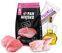 PAN MEAT Teľacie mäso s prepelicami 9kg L + psuff cigara diviak 1ks