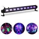 LED UV BAR svetelný pás 9 x 3W ULTRAVIOLET