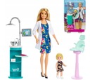 Bábika Barbie Barbi doktor zubár Mattel