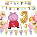 Peppa Pig narodeninové dekorácie peppa balón k 3. narodeninám