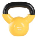 KETTLEBELL kotlová činka váha 4,5 kg žltá