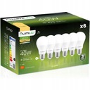 6x LED žiarovka E27 A60 5W = 40W 470lm 3000K Teplá 260° LUMILED