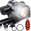 Bike Light Bicycle LED T6 USB Predná zadná batéria