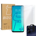 3x sklo + sklo fotoaparátu BIZON pre Realme 10