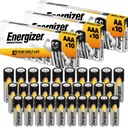 AAA AA ENERGIZER Alkalické batérie R6 R3 1,5V 20+10 ks Originál