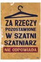 NÁSTENNÁ DEKORÁCIA PLAGÁT PLACHTOVÁ ŠATŇA PRL