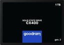 GOODRAM 1TB CX400 G.2 SSD disk 2.5 SATA3 3D NAND Flash technológia