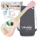 CLASSIC WORLD Drevená gitara na ukulele pre deti COVER Noty Learning Games