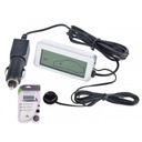 LCD AUTOTEPLOMER S PODSVIETENÍM 12V 24V