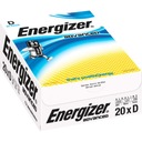 20x ENERGIZER ALKALICKÉ BATÉRIE LR20 D 1,5V