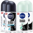 NIVEA ANTIPERSPIRANT B&W Roll-on 4*50ML SET