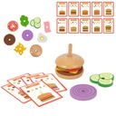 MONTESSORI BRAIN TRAINING WOOPIE BURGER PUZZZLE