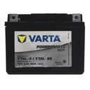 VARTA YTX4L-BS YT4L-4 12V 3AH 40A AGM ZAČANÉ!