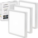 3x SURFACE SURFACE LED stropný panel PANEL SQUARE 24W 2160lm Neblikajúci CCD SLIM