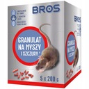 BROS GRANULATY VRECKO JED NA MYŠI A POKRKANY 1 kg (5 X 200 g)