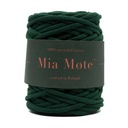 Mia Mote Cotton String spletená pre makramu +5 mm 100 m zelená smaragd